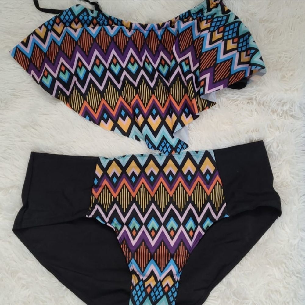 This is unique style lovely Plus size 2pcs set women biki the very high quality - Picture 2 of 7